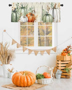 Vandarllin Fall Thanksgiving Kitchen Curtains Valances - Image 4