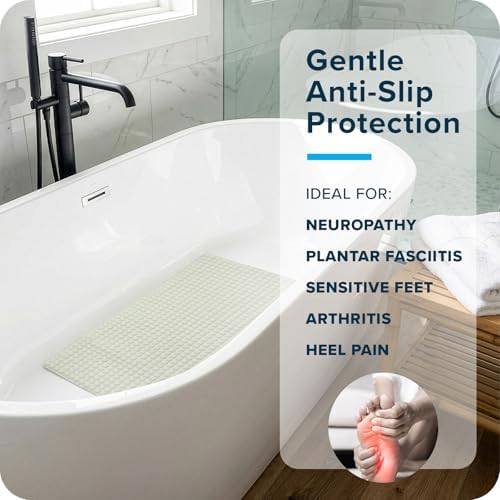 SlipX Solutions Pillow Top Soft Padded Non Slip Bathtub Mat - Image 5