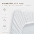 Comfy Cubs Muslin Bassinet Sheet - Image 4