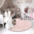 Topotdor Round ABC Area Rug, 47 Inch Soft Floor Carpet - Image 5