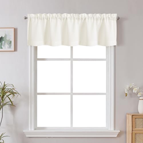 Chyhomenyc Cream Short Curtain Valance by Chyhomenyc