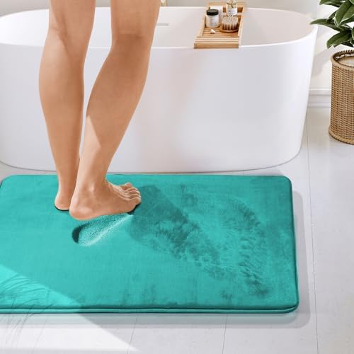 Clara Clark Bathroom Rugs, Velvet Memory Foam Bath Mat, Non-Slip Bath Rugs - Image 4