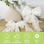 4Pcs Bow Curtain Tiebacks, Elegant Bow Butterfly Curtain Tiebacks - Image 3