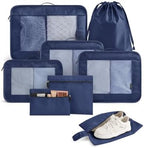 LIGHT FLIGHT 8 Set Packing Cubes by LIGHTFLIGHT