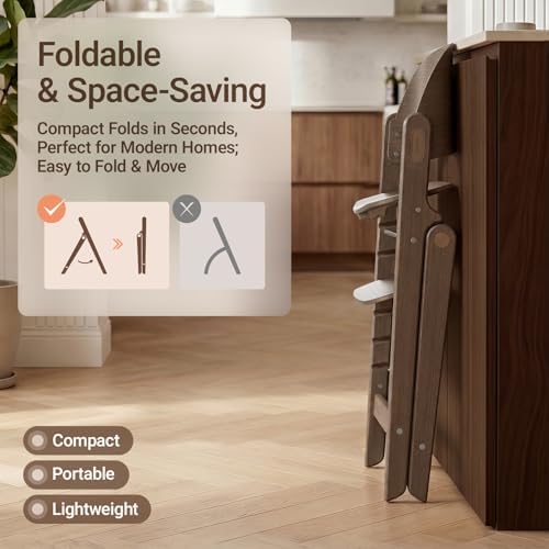 MAMAZING GrowPod Wooden High Chair, Ergonomic Seat & Easy to Clean, Toddler - Image 4