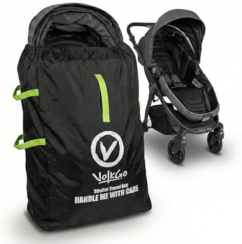 V VOLKGO Large Stroller Bag for Airplane, Large Cover for Airtravel, Jogger & by VVOLKGO