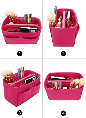 LEXSION Felt Purse Organizer Insert, Tote Bag Shaper Dividers - Image 4