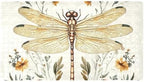 Bathtub Mat Non Slip 26.8x15.1In, Dragonfly Florals Bath Mat by Anna+Cowper
