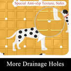 Bath Tub Shower Mat, Washable Bathtub Floor Mats, Suction Cups and Drain Holes - Image 2