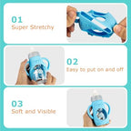 Silicone Sleeves with Handles for Mam Glass Baby Bottles 9oz, Anti Breakage - Image 6