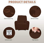 Easy-Going 100% Waterproof Recliner Chair Cover，1-Piece Recliner Slipcover - Image 3
