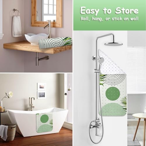 Bathtub Mat Non Slip, Bohemia Extra Long Bath tub Mat Shower Floor Mat - Image 4
