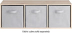 Whitmor Bookcase Storage Organizer, 3 Tier Stackable MDF Bookshelf, Open - Image 3