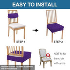 Smiry Waterproof Seat Covers for Dining Room Chairs - Image 5