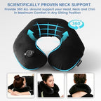 Keemall Inflatable Travel Neck & Shoulder Pillow - Image 4