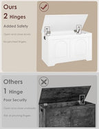 DINZI LVJ Storage Chest, Wooden Toy Box - Image 4