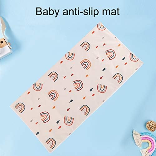 High Chair Floor Mat, 110 x 110 cm Splat Floor Mat, Protective Floor Splash Mat - Image 5