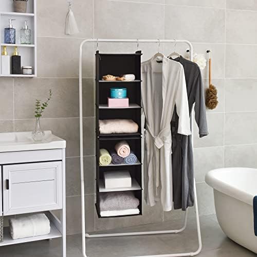 GRANNY SAYS 6-Shelf Hanging Closet Organizer, Foldable Storage - Image 5