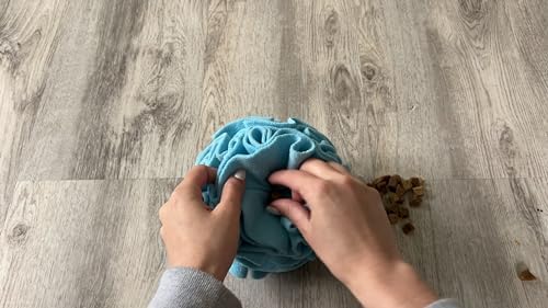 Glory To Dog Medium Breed Snuffle Foraging Dog Puzzle Ball Toy Blue Large - Image 2