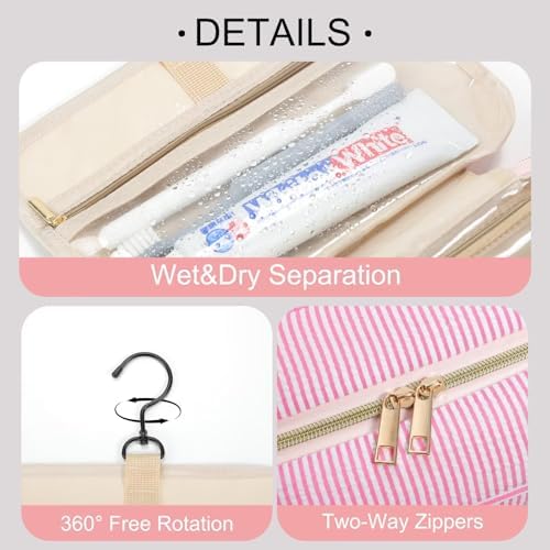 TOPEAST Hanging Toiletry Bag for Women - Image 4
