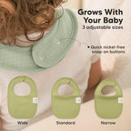 KeaBabies 8-Pack Baby Bibs for Drooling and Teething - Image 5