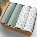 4-Pack Fitted Mini Crib Sheets for Boys and Girls by Bilobanbabybedding
