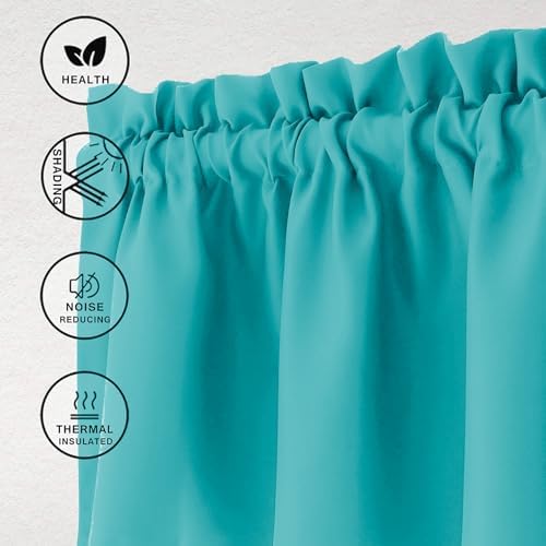 Hiasan Turquoise Valance Curtains - Image 2