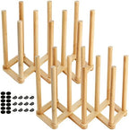 Yesland 2 Pack Wooden Bottle Drying Rack by Yesland