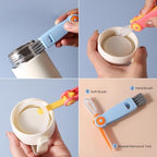 Ariseno 7-in-1 Baby Bottle Brush Set, Nylon & Silicone Bottle Brush - Image 6