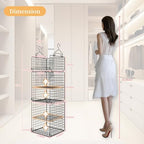 Yuyetuyo 5 Tier Closet Hanging Organizer and Storage Separable Hanging Closet - Image 3