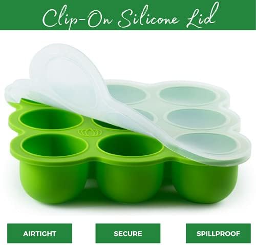 Silicone Baby Food Storage Container and Freezer Tray - Image 5