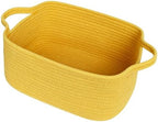 Cute Yellow Gift Basket, Woven Baskets by Unknown