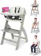 Abiie Beyond Junior Convertible Wooden High Chair by Abiie