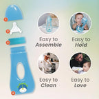 Avima 8 oz Easy Grip Baby Bottles w Medium Flow Nipples - Image 4