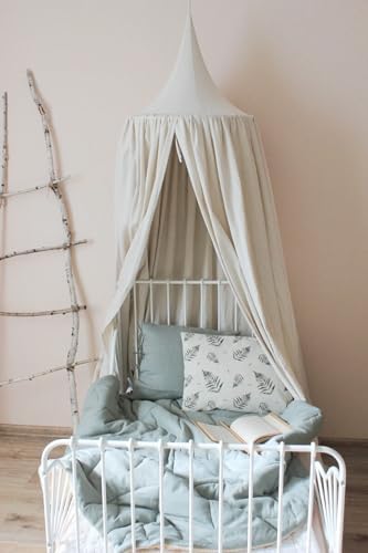 Kids Bed Canopy Breathable Cotton Soft Cover Net - Image 7