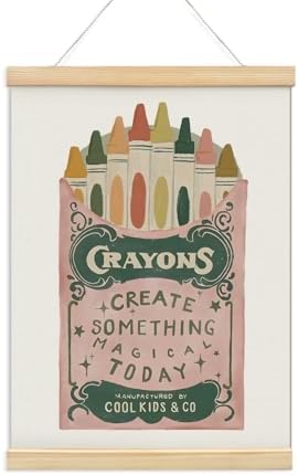 NaZaUK Colorful Kids Room Wall Decor Poster Hanger Frame, Educational Toddler by Unknown