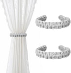 Ptwola 2 Pack Braided Curtain Tiebacks Boho Elegant Rustic Curtain Holdbacks by Unknown