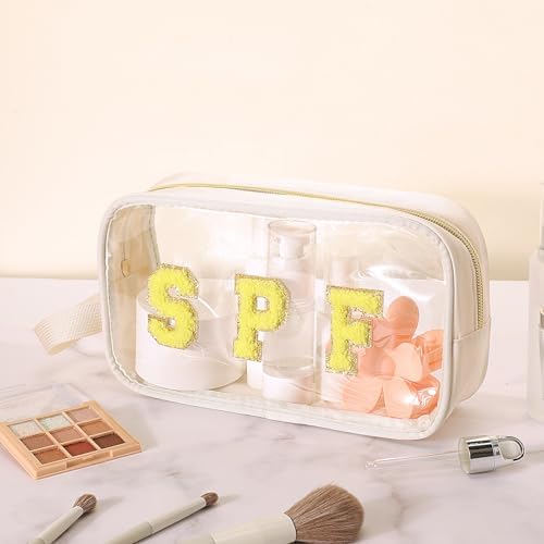 Kacctyen Spf Letter Clear Makeup Bags - Image 4