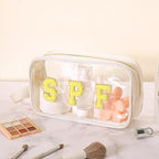 Kacctyen Spf Letter Clear Makeup Bags - Image 4