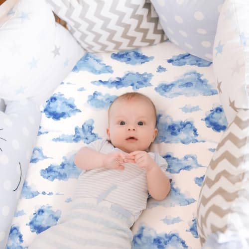 4 Pack Breathable Bassinet Sheets - Image 4
