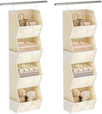 4 Shelf Hanging Closet Organizer Closet Storage by Wawocs