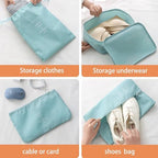 Packing Cubes for Travel- 8 Set Luggage Organizer Bags for Family, Mesh - Image 5