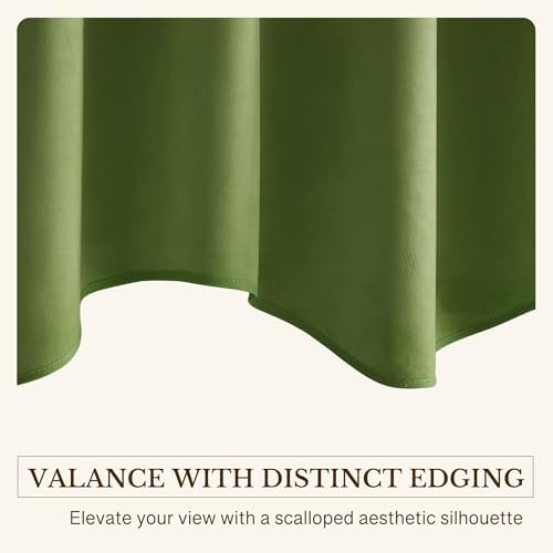 StangH Grass Green Valance for Windows 52x18 Inch, 1 Panel - Image 5