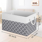 Fab totes Storage Bins 8-Pack, Foldable Storage Baskets - Image 2
