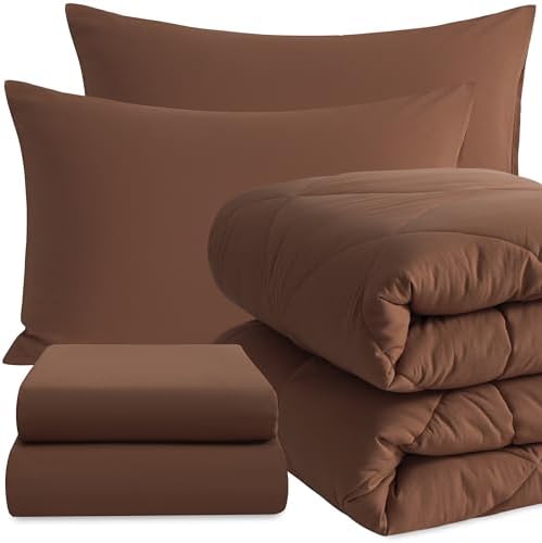 NTBAY Twin Comforter Set with Sheets, 5 Pieces Soft and Breathable Twin Bedding by NTBAY
