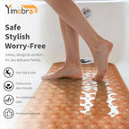 Yimobra Non Slip Bath Mat for Tub 40x16, Extra Long Bath Tub Mat - Image 5