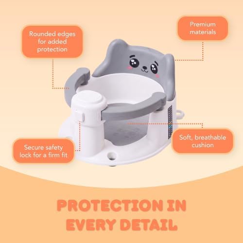 Baby Bath Seat Infant Bath Support Chair - Image 5