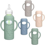 4 Pack Silicone Sleeves for Dr. Brown's Glass Baby Bottles -Drop Protection by Unknown