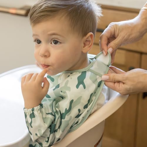 Tiny Twinkle Long Sleeve Bib for Babies&Toddlers|2-Pack Waterproof Smock Bib - Image 5