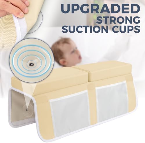 Bath Kneeler and Elbow Rest Pad Set, 1.5” Thick Bathtub Kneeling Mat - Image 4